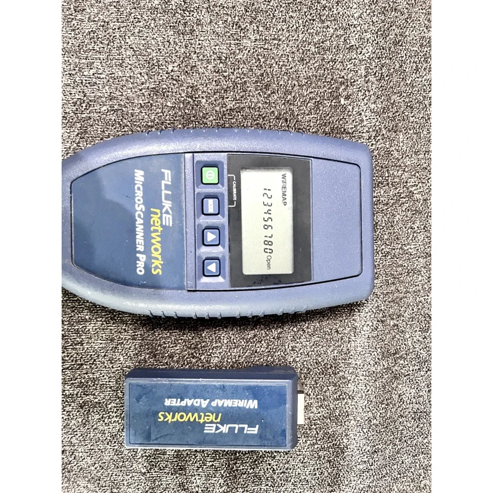 Fluke Networks MicroScanner Pro Cable Tester, with WireMap Adapter